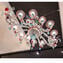 Venetian Chandelier Olesia light blue - Rezzonico - Original Murano Glass