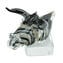 Head of Bull - With aventurine - Original Murano glass Omg