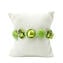 Conjunto Marlen - Cuentas con pan de plata - Verde - Vidrio de Murano