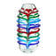 vaso Lava multicolor - Original Murano Glass