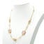 Necklace Emily - With gold and rose murrina - Original Murano Glass OMG