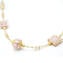 Necklace Emily - With gold and rose murrina - Original Murano Glass OMG