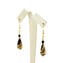 Earrings Emily - Black and gold - Original Murano Glass OMG