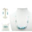 Parure Creta - Silver and lightblue - Original Murano Glass OMG