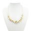 Necklace Tupis - Gold and white - Original Murano Glass OMG