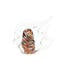 Fish moon Figurine - Multicolors Sommerso - Orginal Murano Glass OMG