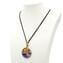 Pendant Necklace Raffaello - Blue & Gold  - Orignal Murano Glass OMG 