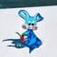 Lightblue rabbit miniature - Original Murano Glass OMG