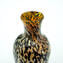 Leopard Vase blown - Black & Silver leaf - Original Murano Glass OMG