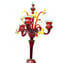 Flambeau Ca Strani - 3 Lights - Original Murano Glass
