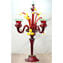 Flambeau Ca Strani - 3 Lights - Original Murano Glass