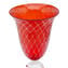 Montecristo Giglio Cup - Red & Gold- Original Murano Glass OMG