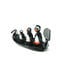 Family Penguins on gondola - Original Murano Glass OMG